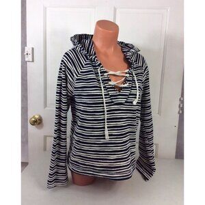 Sanctuary Stripe Hoodie Top Womens Small